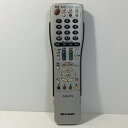 【中古】テレビ リモコン SHARP シャープ AQUOS アクオス GA765WJSA ※左右のモール(飾り)がありません。