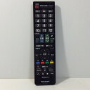 【中古】テレビ リモコン SHARP シャープ AQUOS アクオス GB123WJSA