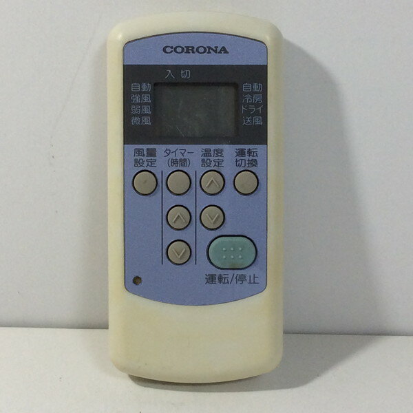 【中古】エアコン リモコン CORONA CW-R