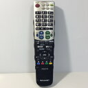 【中古】テレビ リモコン SHARP シャープ AQUOS アクオス GB007WJSA