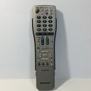 【中古】テレビ リモコン SHARP シャープ AQUOS アクオス GA567WJSA