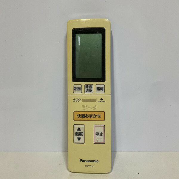 【中古】エアコン リモコン Panasonic　パナソニック A75C4006