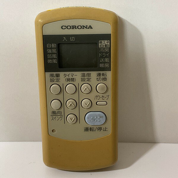 【中古】エアコン リモコン CORONA コロナ CSH-ES