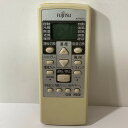 【中古】エアコン リモコン 富士通 FUJITSU AR-RCG1J 裏蓋なし