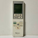 【中古】エアコン リモコン Panasonic パナソニック A75C4437 裏フタなし CWA75C4438X
