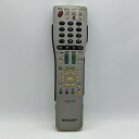 【中古】テレビ リモコン SHARP シャープ AQUOS アクオス GA765WJSA ■■ モール欠け
