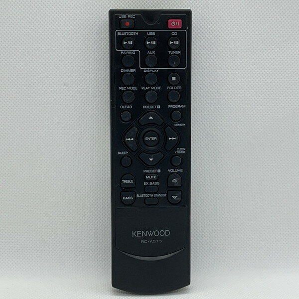 【中古】オーディオ リモコン KENWOOD ケンウッド RC-K515