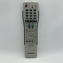 【中古】テレビ リモコン SHARP シャープ AQUOS アクオス GA661WJSA