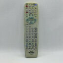 【中古】テレビ ビデオ DVD リモコン SHARP シャープ GA193SA