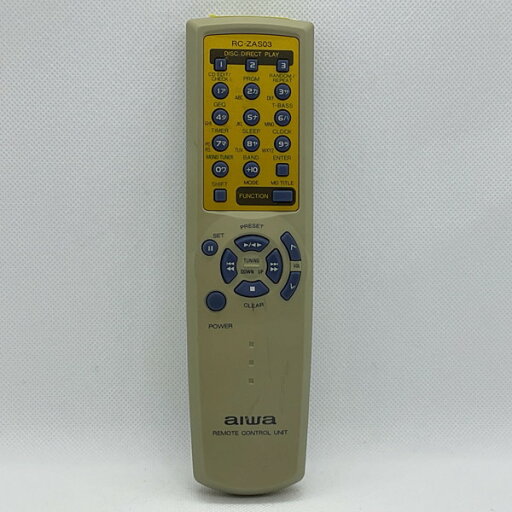 【中古】オーディオ リモコン aiwa アイワ RC-ZAS03 【中古】オーディオ リモコン aiwa アイワ RC-ZAS03