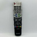 【中古】テレビ リモコン SHARP シャープ AQUOS アクオス GA814WJSA
