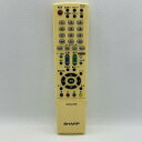 【中古】テレビ リモコン SHARP シャープ AQUOS アクオス GA953WJSB