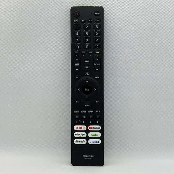 【中古】テレビ リモコン Hisense ハイセンス EN3B40H