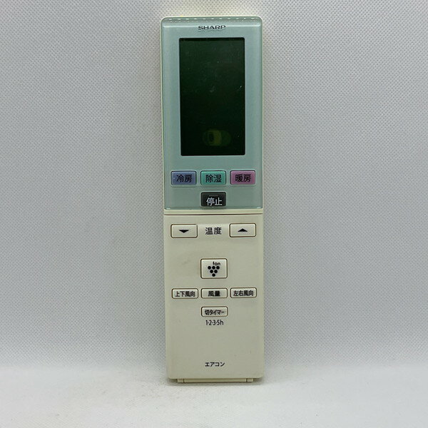 【中古】エアコン リモコン SHARP　シャープ A800JB