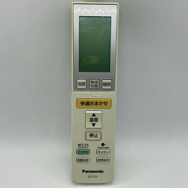 【中古】エアコン リモコン Panasonic パナソニック A75C3682