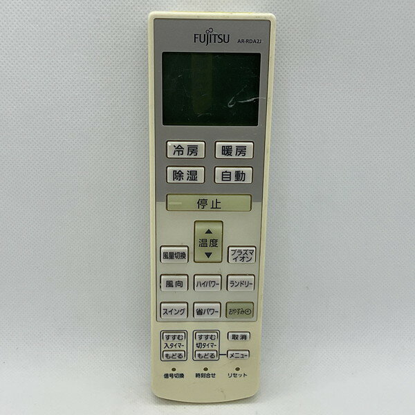 【中古】エアコン リモコン 富士通　FUJITSU AR-RDA2J