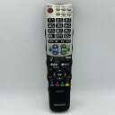 【中古】テレビ リモコン SHARP シャープ AQUOS アクオス GA835WJSA
