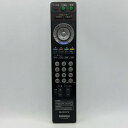 【中古】テレビ HDDレイレコーダー リモコン ソニー SONY RM-JB001