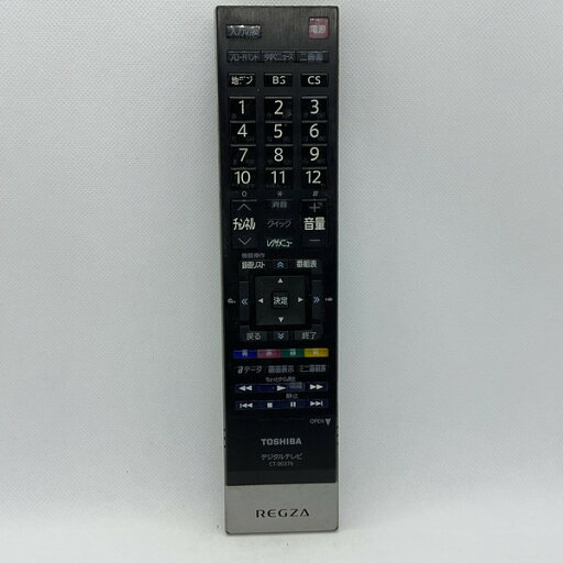 【中古】テレビ リモコン 東芝 TOSHIBA CT-90376 【中古】テレビ リモコン 東芝 TOSHIBA CT-90376