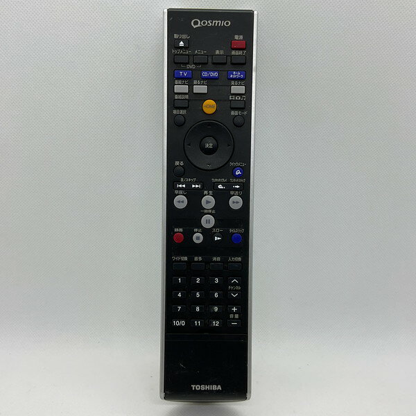 【中古】テレビ　CD　DVD リモコン TOSHIBA　東芝 G83C00060110