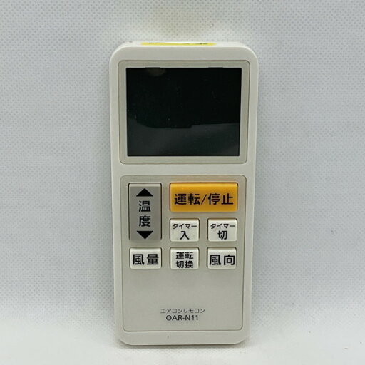 【中古】エアコン リモコン OHM オーム OAR-N11 【中古】エアコン リモコン OHM オーム OAR-N11