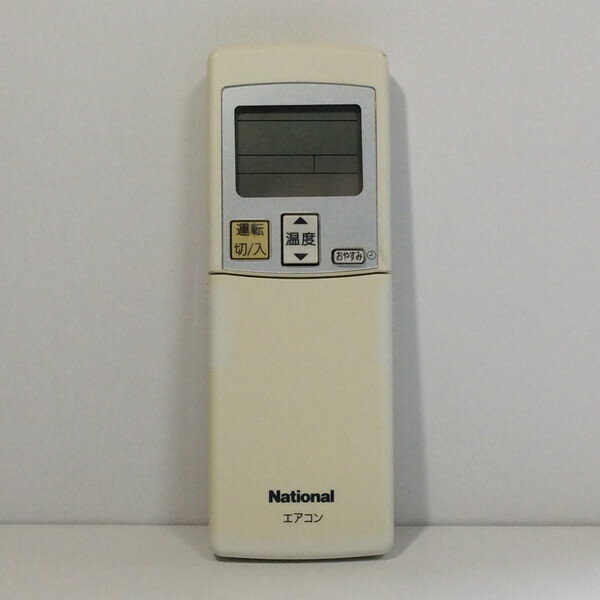 【中古】エアコン リモコン National　ナショナル A75C3139
