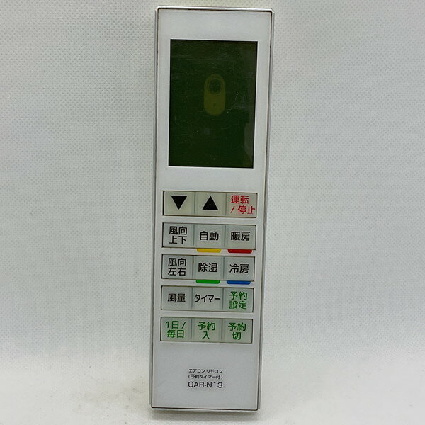 【中古】エアコン リモコン オーム電機 OAR-N13