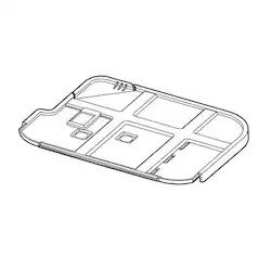 【新品・純正品】 アイリスオーヤマ 水タンクカバー サーキュレーター衣類乾燥除湿機IJDC-N50用 660772