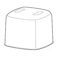 【新品・純正品】 アイリスオーヤマ フタ ヨーグルトメーカーIYM-016 KYM-016用 655187