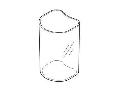 【純正品・新品】 パナソニック Panasonic ジューサー ミキサー 絞りかすカップ AJD36-153-K1