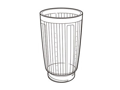 【純正品・新品】 パナソニック Panasonic ジューサー ミキサー コップ（ガラス） AVE01-294-X0