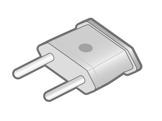 【純正品・新品】 パナソニック Panasonic ヘアドライヤー C-2プラグアダプター EHNA59L7677