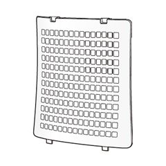 2801580720 シャープ 空気清浄機用 後ろパネル 【純正品・新品】
