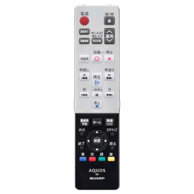 【純正品・新品】 シャープ　ブルーレイディスクレコーダー用　リモコン （BD-D1） 0046380241 GA964PA 【Y6】