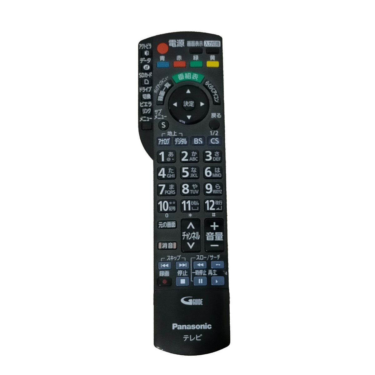 【中古】Panasonic 液晶テレビ用リモコン N2QAYB000545