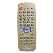【中古】シャープ テレビ・ビデオリモコン G1548SA