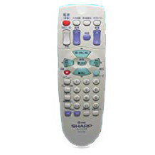 For Visual Equipments - GA214SA シャープ テレビ ビデオリモコン 【中古】 【動作確認済 初期不良保証】