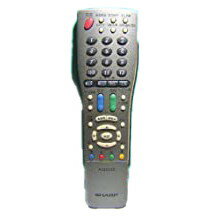乐天商城 - GA463WJSA シャープ テレビリモコン ※左右のモール(飾り)がありません。 【中古】 【動作確認済 初期不良保証】