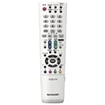 【中古】シャープ 液晶テレビ用リモコン RRMCGA952WJSB(0106380382)(ホワイト)