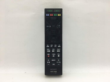 【中古】ソニー SONY RMT-B015J [ブルーレイディスクレコーダー用 リモコン 149262812]電池蓋無