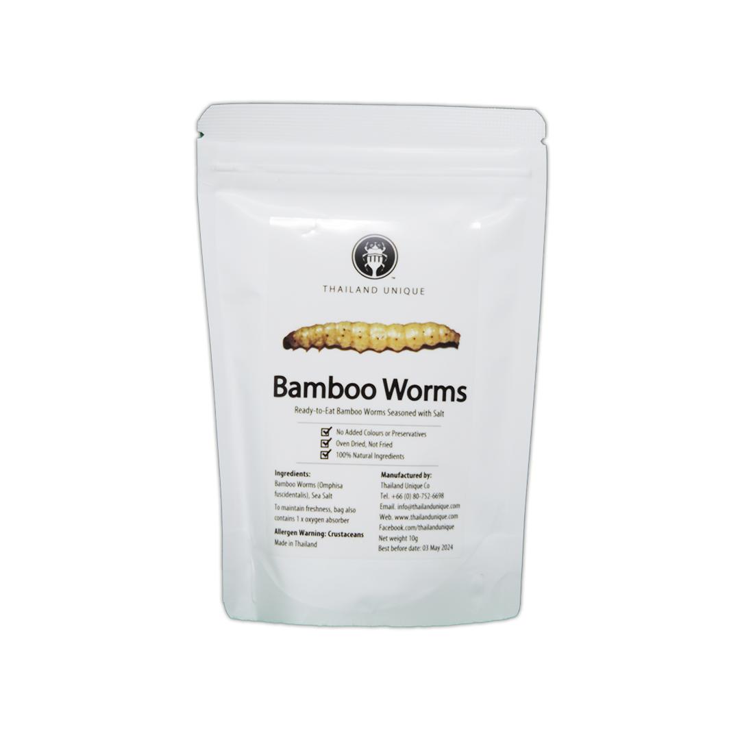 食用 安全 昆虫食 バンブーワーム 10g 美味しい 昆虫 ワーム 幼虫 竹虫