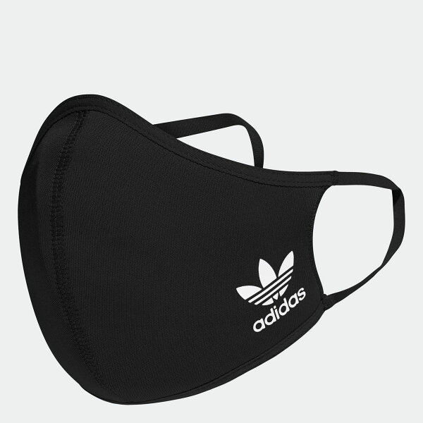adidasアディダスマスクMASKフェイスカバー3枚組(M/L)/FACECOVERSM/L黒ブラック