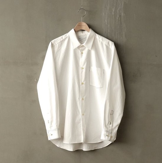 Manual Alphabet マニュアル アルファベット REGULAR COLLARBROAD CLOTH LOOSE FIT SHIRTシャツ メンズ..