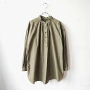 Nigel Cabourn ーWOMANーナイジェルケーボン ウーマン VINTAGE GATHER BLOUSEブラウス シャツ