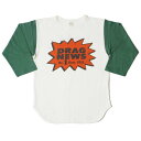 WAREHOUSE & CO.Lot 4800 7分袖ベースボールT DRAG NEWSウエアハウス Tシャツ7分袖 プリントメンズ レディース　春服