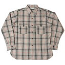 WAREHOUSE & CO.ウエアハウスLot 3022FLANNEL SHIRTS WITH CHINSTRAP F柄ONE WASHトップス シャツ