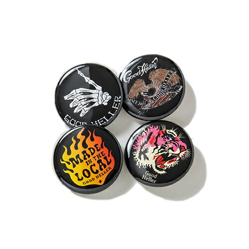 GOOD HELLERPINBACK BUTTON缶バッジ