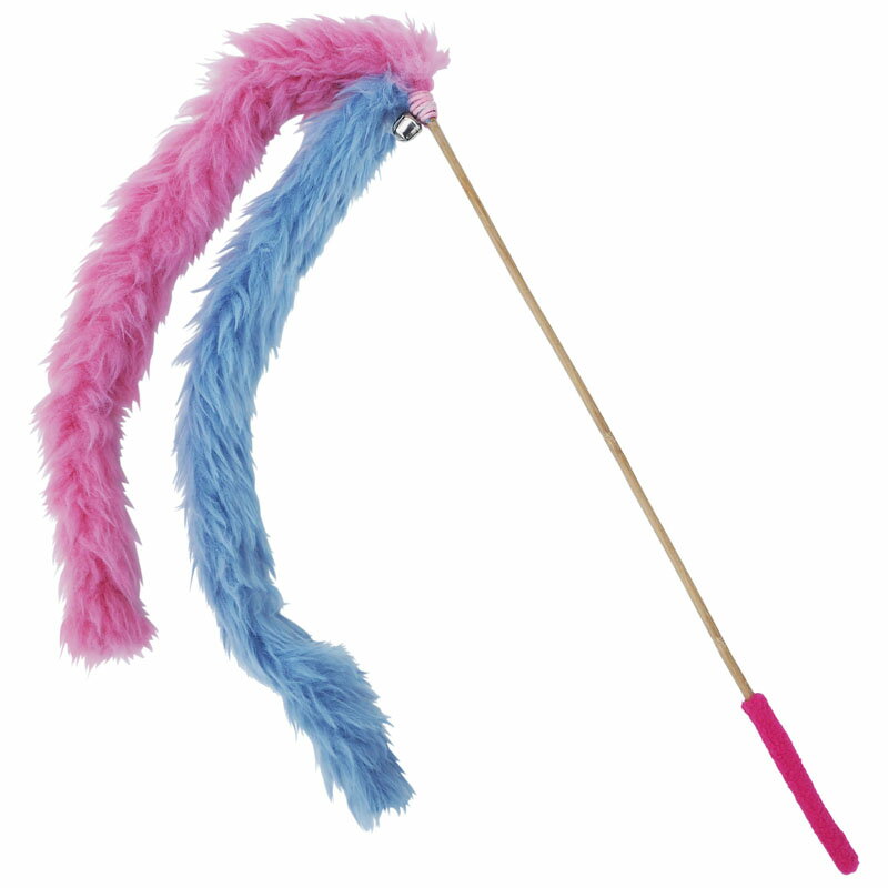 【レインボー】フリフリあそぼう！モップップ　猫のおもちゃ【_cattoy】