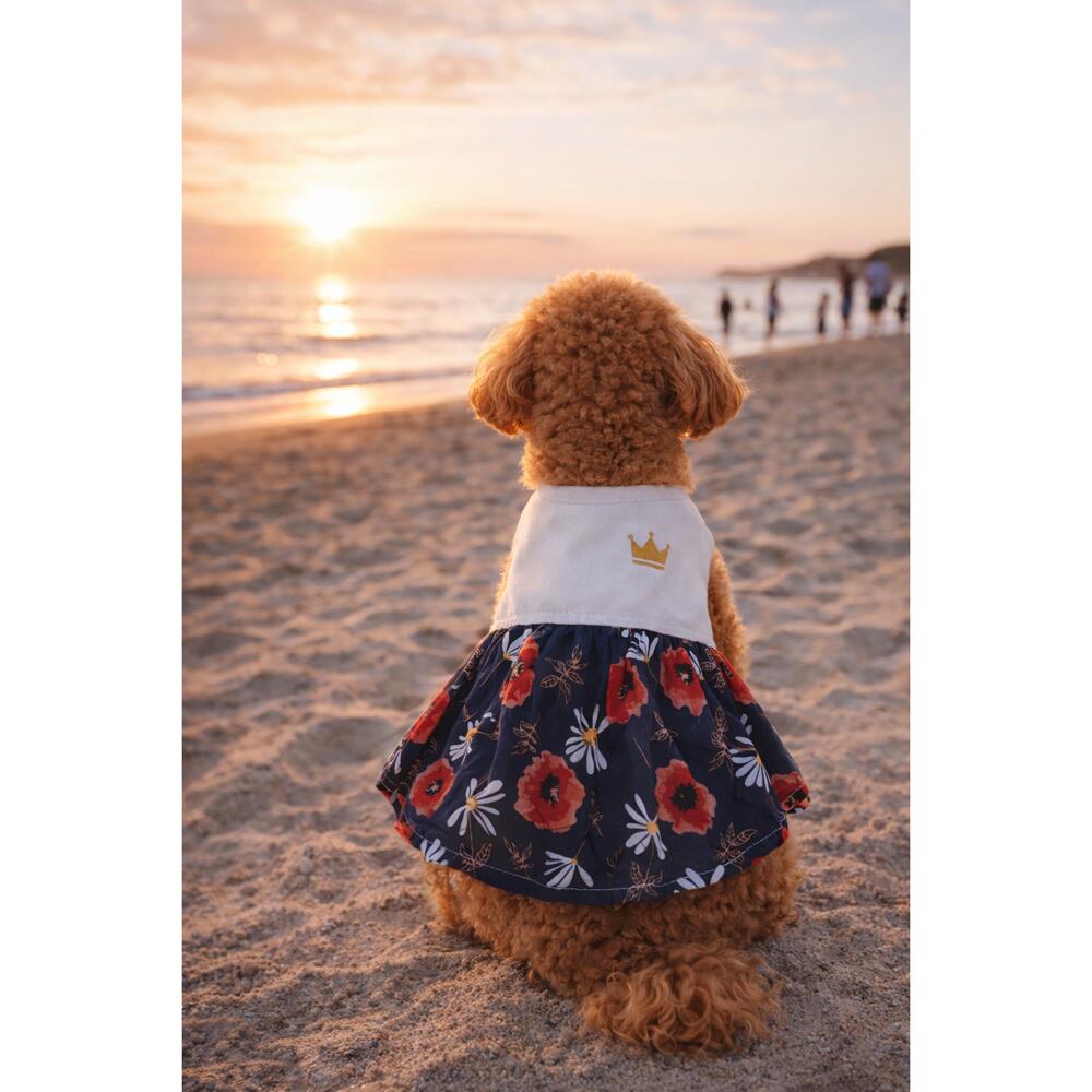 【単品注文送料無料】【レインボー】　花柄スカートワンピ　【SS_wear】