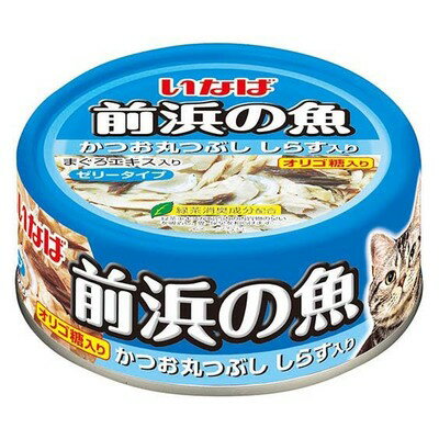 Rakuten - [期間限定]【イナバ】　前浜の魚　かつお丸つぶし　しらす入り　1ケース（115g×24ヶ）